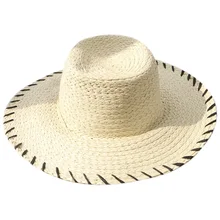 С широкими полями спасатель пляжная соломенная шляпа солнце лето серфинг сафари Садоводство Upf шляпа