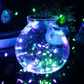 

Lighting Chains Colourful Transformation Lamp String Lights Durable Festival Festive Practical 70led 220v 5.5meter Festivous