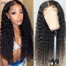 Aliexpress - Deep Wave Lace Front Wigs Malaysain Curly Hair Lace Closure Wig Human Hair Pre Plucked Natural Hairline Remy Hair For Women