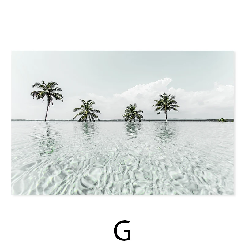 Modern-Swimming-Pool-Agave-Maldives-Beach-Seascape-Canvas-Painting-Wall-Art-Prints-Poster-Picture-Living-Room (10)