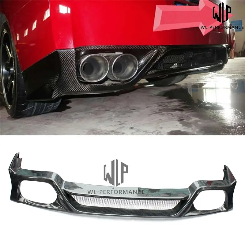 

GTR GT-R R35 High qualiy Carbon fiber Rear bumper diffuser lip Car styling For Nissan GTR R35 Z style Car body kit 08-13
