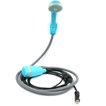 

Portable 12V cigarette lighter type Car shower Handheld Rechargeable Showerhead for Camping Travel Car Washing Swimming Pool