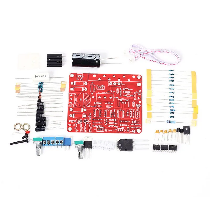 AC-DC DIY Adjustable Power Supply DIY Kit DC Regulated Power Supply CVCC AC 15-24V to DC 0-30V 2mA-3A Regulated Power Supply Kit