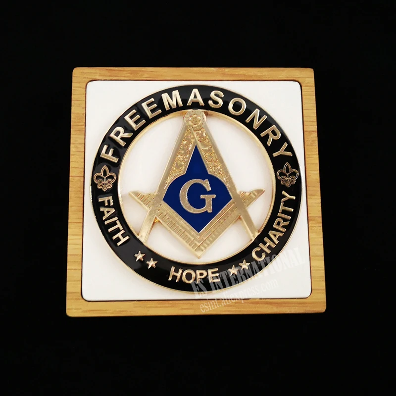 Masonic Royal Ark Mariners Enamel Lapel Pin Badge with Black Velvet Pouch 