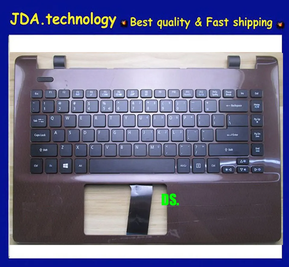 Wellendorff 95% для ACER ASPIRE E14 E5-471 E5-471G E5-421G E5-411 E5-472G E5-472 Упор для рук США клавиатура верхняя крышка коричневого цвета