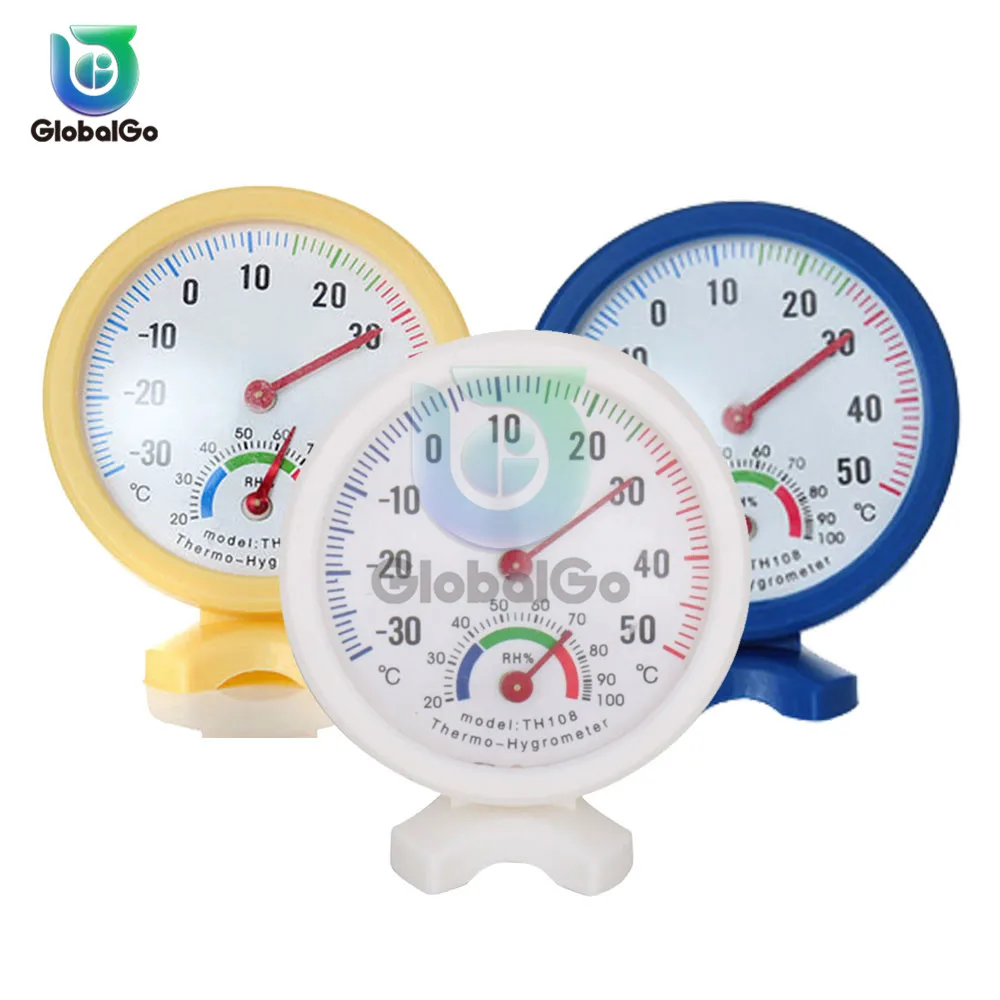 

Digital Thermometer Mini LCD Display Humidity Detector Meter Fridges Freezers Coolers Aquarium Hygrometer Gauge TH108