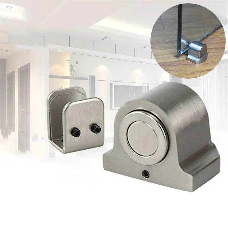 Door Stopper Casting Powerful Floor-mounted Magnetic For Glass Doors door stopper,silicone door stopper,magnetic door stopper,door stopper bumpers