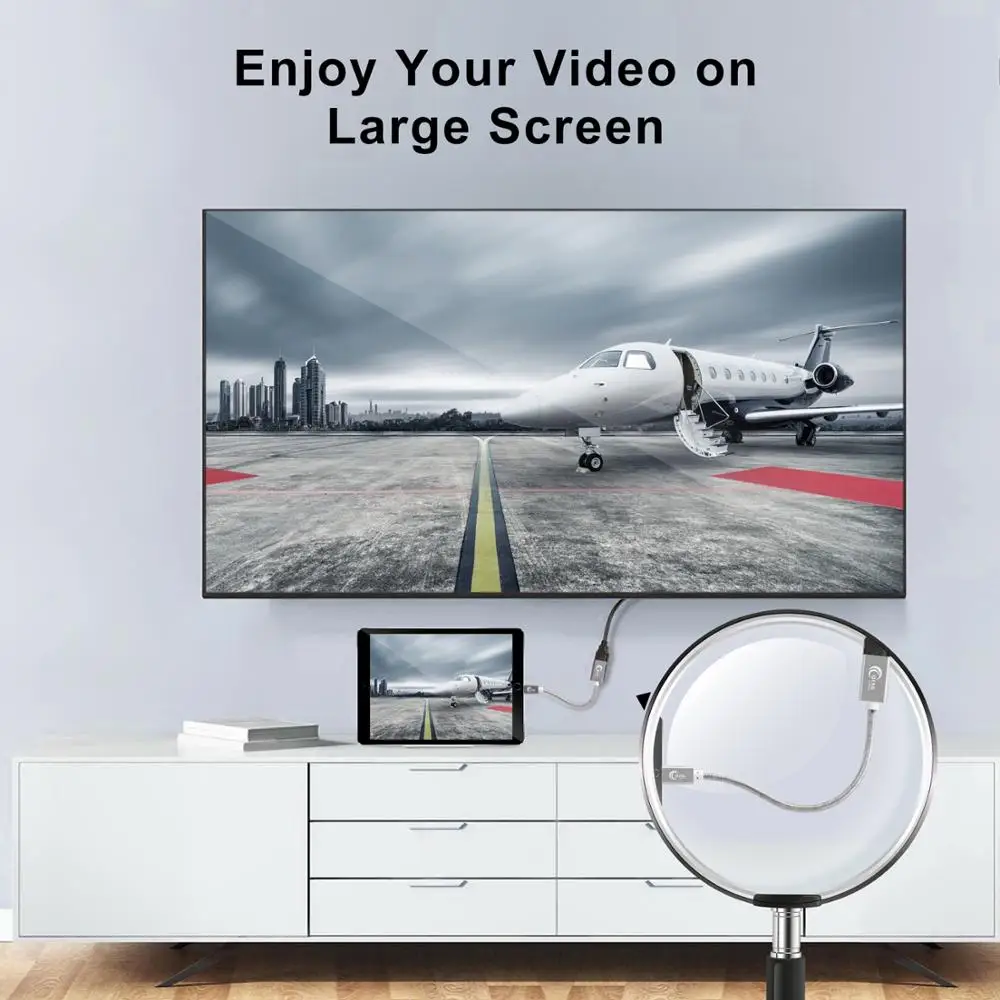 Адаптер Micro HDMI высокоскоростной кабель штекер гнездо Поддержка HD 4K 3D для камер