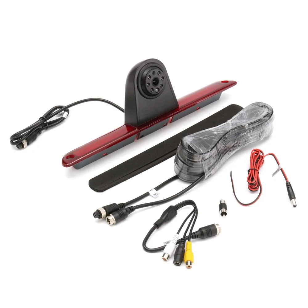 Car-CCD-Reversing-Rear-Camera-LED-Brake-Light-For-Mercedes-Sprinter-VW-Crafter