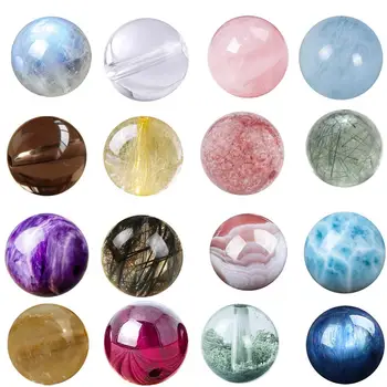 

larimar kyanite beads for jewelry making DIY braclte Rose Quartz Amethyst citrine smoky Rutilated quartze crysle