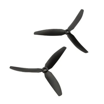 

4 Pairs High Performance 5030 5*3 3-Blade Prop CW CCW Nylon Propeller for RC 250 F330 Quadcopter black