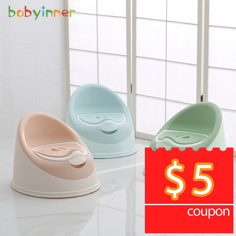 

Babyinnner Baby Potty PP Material Splash-proof Design Travel Potties Boy Girl Urinal Training Portable Toilet Camping Toilet