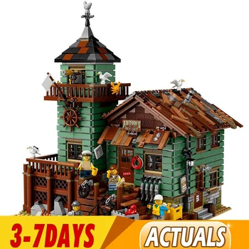 

In Stock 16050 83028 The Old Fishing Store 2109pcs City Creator Street View MOC Model Building Blocks Compatible with 21310 Toys