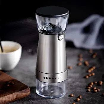

Kitchen Electric Coffee Grinder USB Rechargeable Automatic Coffee Machine Portable Powder Coffee Grinder Ceramic Core-grinding
