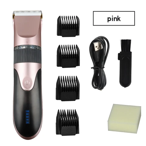 Clipper Professional Men's Barber Beard Trimmer Rechargeable Hair Cutting Machine Ceramic Blade Low Noise USB