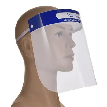 

Unisex Protective Face Shield Anti-fog Saliva Protective Fisherman Hat Transparent Face Mouth Protection Cover Cap Headwear