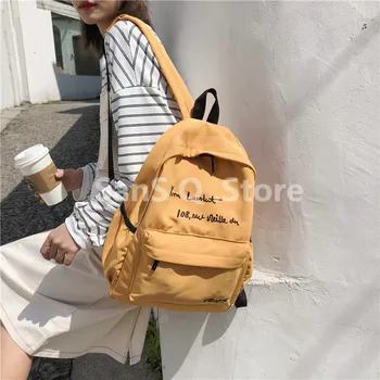 

Female 2019 High Quality Canvas Travel Backpack Women Mochila Feminina Sac A Dos Back Pack School Bags For Teenage Girl Rucksack