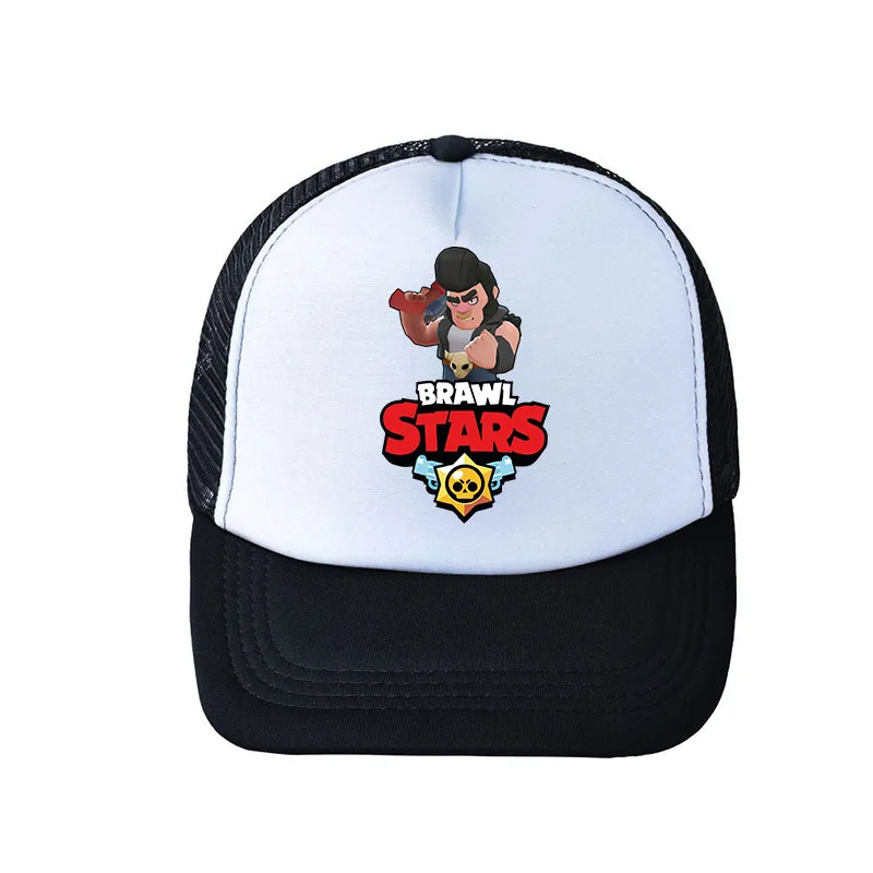 Бейсбольная кепка для костюмированной игры braw stars, бейсбольная Кепка Snapback, регулируемая Солнцезащитная бейсбольная кепка в стиле хип-хоп, аксессуары