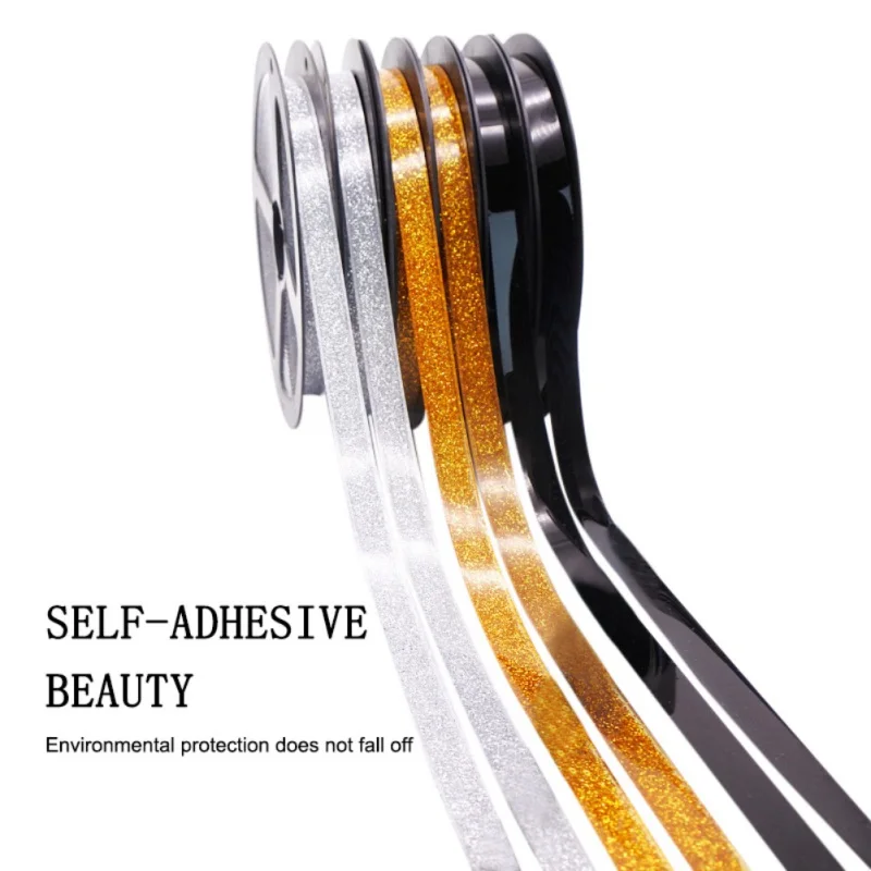 

6M Gold Self Adhesive Tile Sticker Waterproof Wall Gap Sealing Tape Strip Floor Tile Beauty Seam Sticker Home Decals Decor