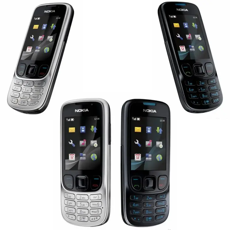 Nokia 6303 Classic 6303C FM GSM Mobile Phone Support Russian Keyboard Original Unlocked Cell Phone 