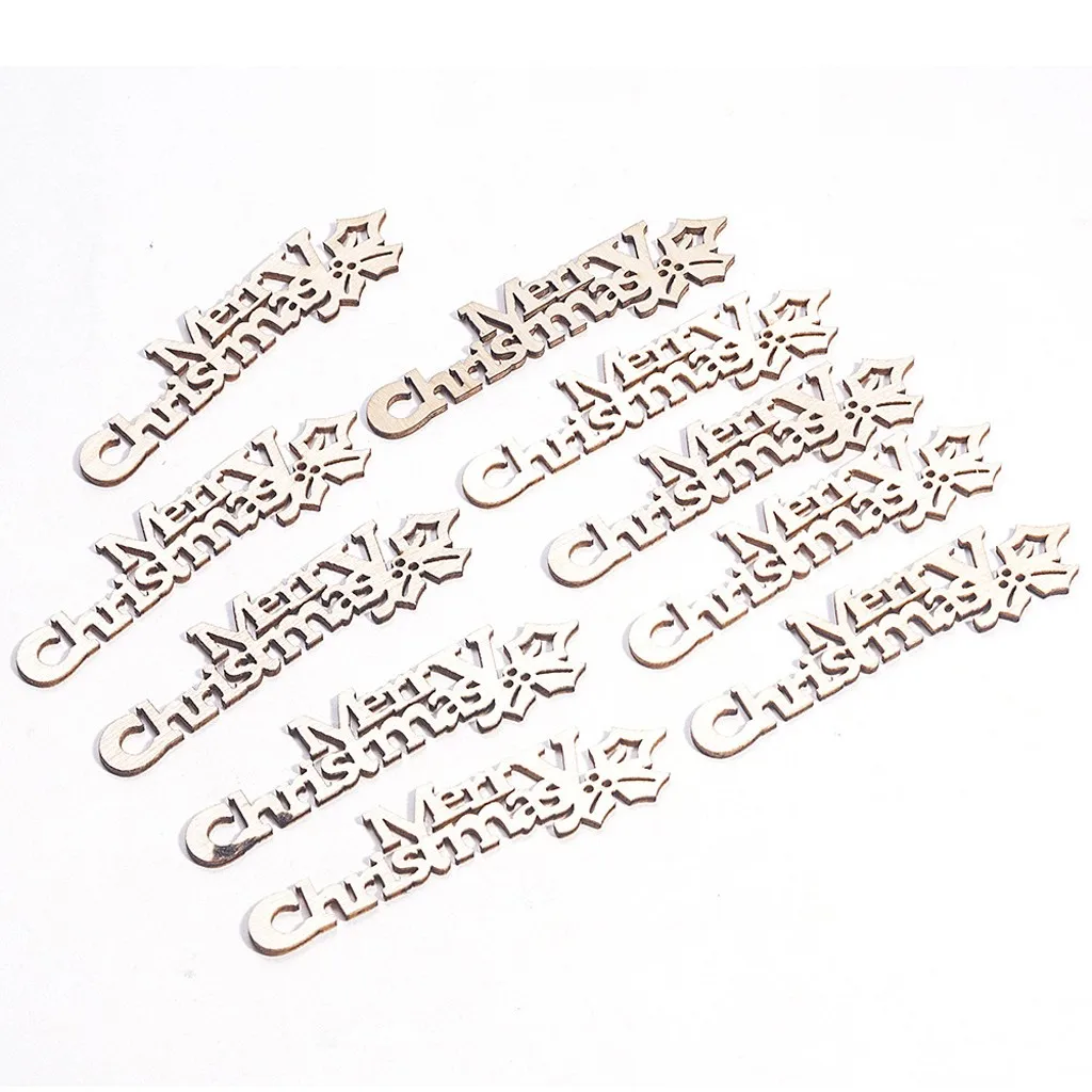 Деревянная подвеска с рождественским мотивом 2020 рождественские украшения