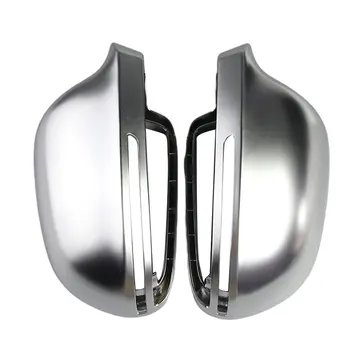 

Matte Chrome Rearview Mirror Shells Cover Protection Cap Car Styling Shell Side Mirror Shell Cover