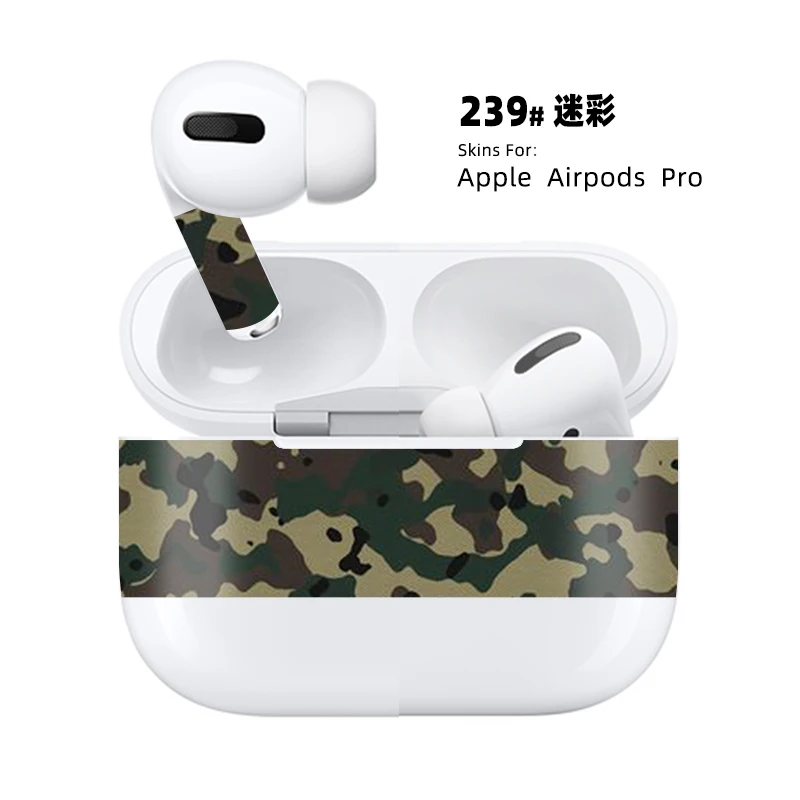 239- Бумажная Пылезащитная наклейка для Apple AirPods Pro Чехол Пылезащитная наклейка защита кожи для Air Pods 3 Аксессуары - Цвет: 239-
