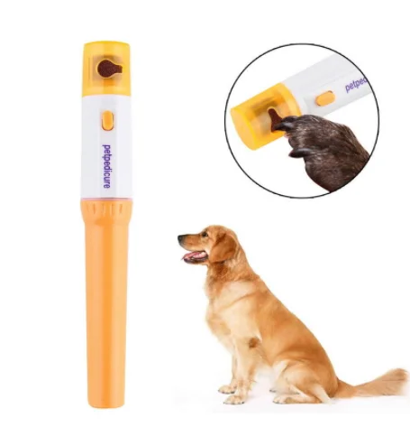 Cortauñas para mascotas, cortauñas eléctrico sin dolor para perros y gatos, Kit de limas de pulido de uñas, amoladora de uñas para perros