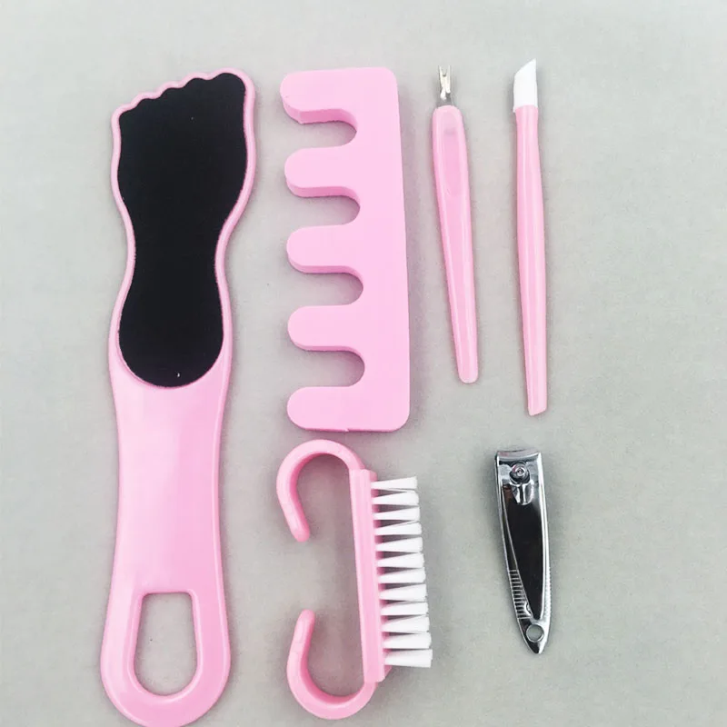 

Complete Disposable Pedicure Nail File Pusher Buffer Toe Separator Kit