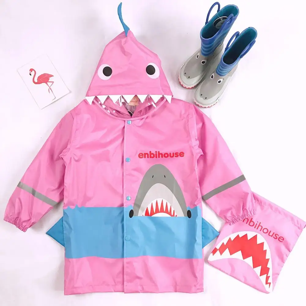 baby shark rain jacket