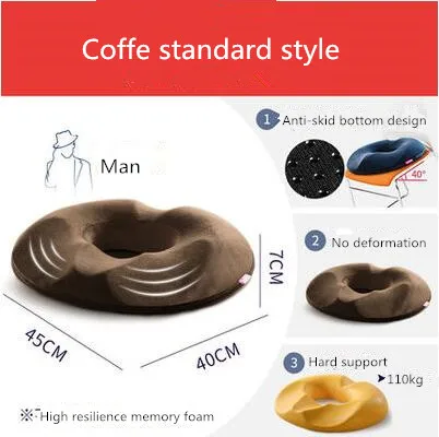 For man Ортопедическая подушка для сидения из пены с эффектом памяти PPW Coccyx для стула, автомобиля, офиса, дома, нижние сиденья, Массажная подушка для придания формы сексуальным ягодицам - Цвет: For man