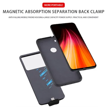 

2020 7000mAh Battery Case For XIAOMI Redmi Note 8 Note8 Pro Smart Phone Protable Backup Bateria Powerbank Chargin