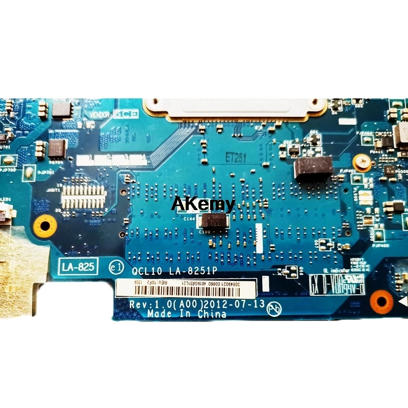 Оригинальная материнская плата для ноутбука dell 15R 521R CN-04VMVX 04VMVX 4VMVX QCL10 LA-8251P