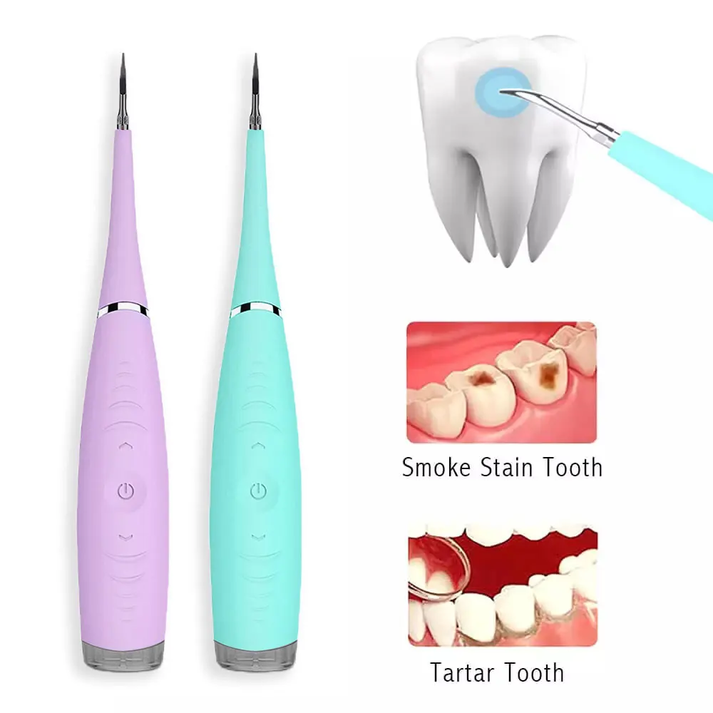 Escarificador Dental eléctrico y portátil, eliminador de cálculo Dental, herramienta para manchas de dientes, sarro, blanqueador Dental, USB