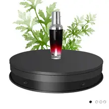 

50% Hot Sales Jewelry Turntable Multi-angle Cycle Display Stable Rotation ABS Display Stand Turntable for Home