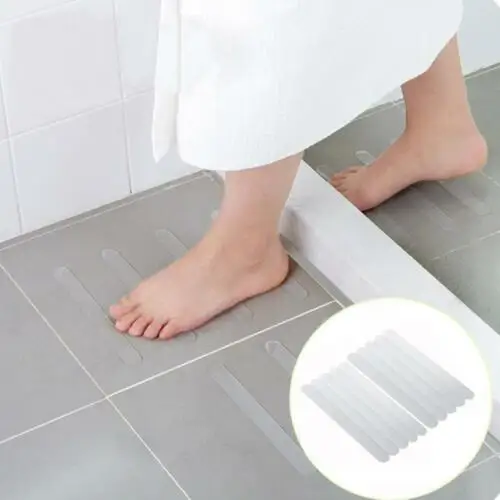 36pcs Non Slip Strips Shower Stickers Bath Safety Strips Transparent Anti-Slip Strips Sticker For Bathtubs Showers Stairs Floor