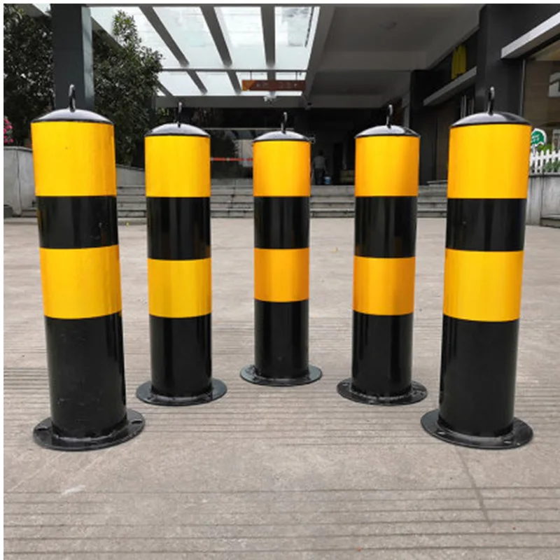 GALO на заказ стальная труба утолщение безопасности предупреждающая колонна парковочная колонна дорожное ограждение фиксированная колонна изоляционная сигнальная лента