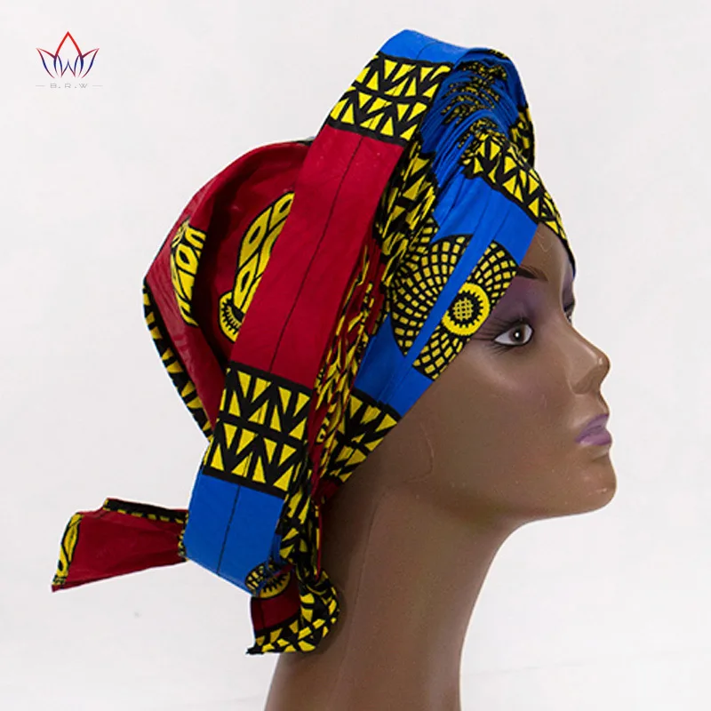 Écharpe de sauna africaine pour femmes, accessoires pour cheveux, turban de tête enveloppé, écharpe pour dames, chapeau, enveloppement de sauna, Nigeria, WYB480