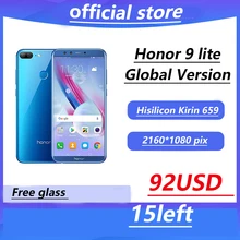 Huawei Hisilicon Kirin 659 Honor 9-Lite Smartphone Google 32gb 3gb LTE Octa Core Fingerprint Recognition