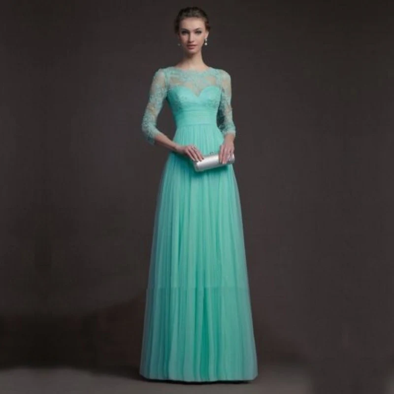 An088 Noble Robe De Soiree однотонное платье трапециевидной формы длиной вечернее платье элегантное вечернее платье с v-образным вырезом Вечерние платья