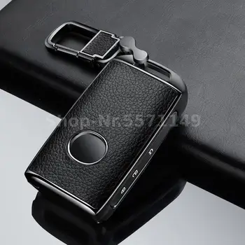 

Genuine leather paste zinc alloy car key case cover For Mazda 3 Alexa CX4 CX5 CX8 2019 2020 3Button Smart Key
