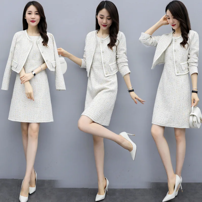 

2019 Autumn Fashion And Personality by Age-Style Elegant Debutante Two-Piece Set