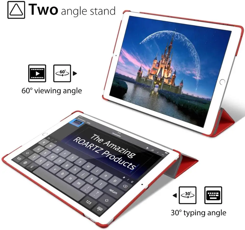 Magnético para Ipad Air 97 Polegadas Case Inteligente com Suporte e Sono Automático Feito de Pvc A1474 A1475 Case - Imagem 5