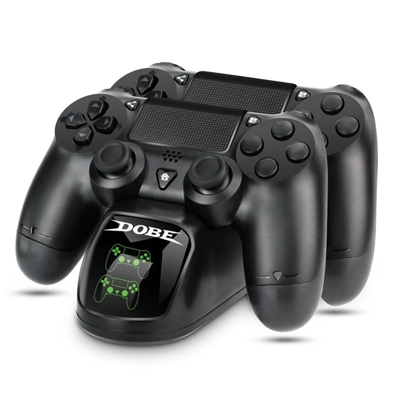 

For PS4 Controller Charger, Ps4 Controller Charging Docking Station LED Light Indicators Bottom Light PS4/Slim/PS4 Pro Controll