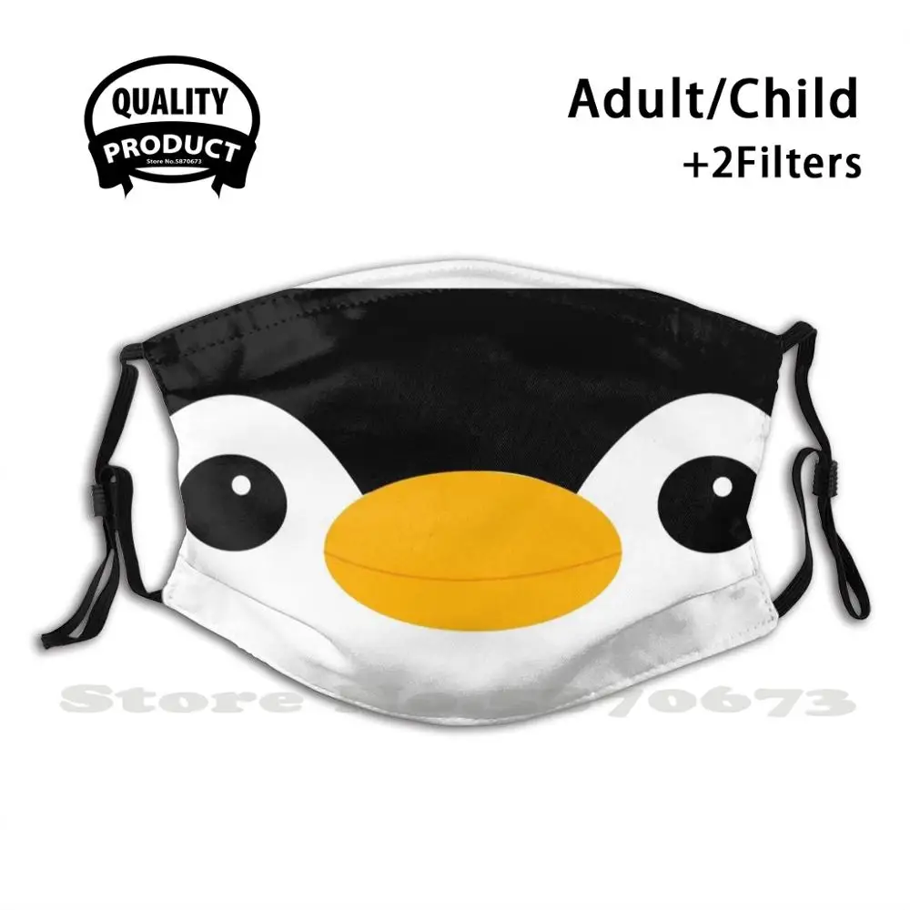 

Cute Black Peguin Baby Diy Adult Kids Face Mask Penguin Black Cute Animal Lovely Animal Baby Animal Baby Penguin Cute Popular