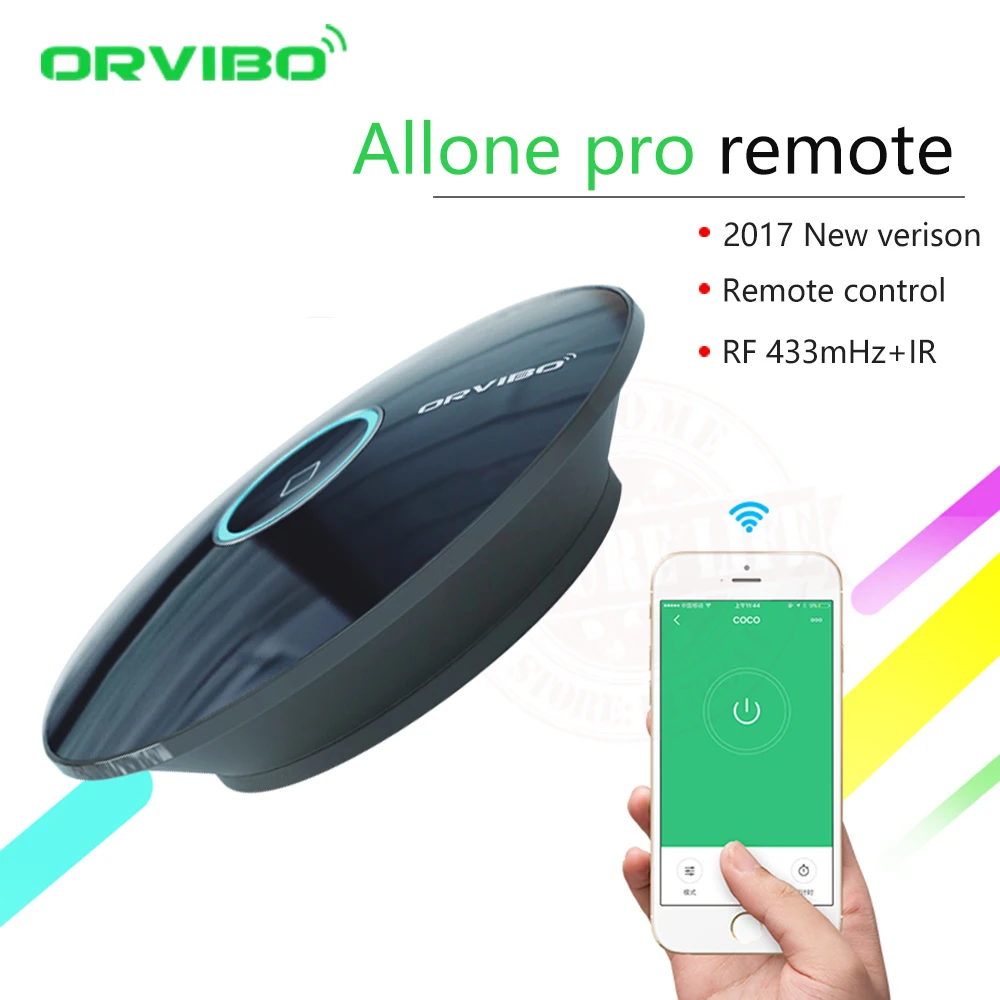 

2017 Orvibo Allone pro IR+RF+WIFI Smart Home Automation Intelligent Universal Controller Wireless Smart Remote Control Switch