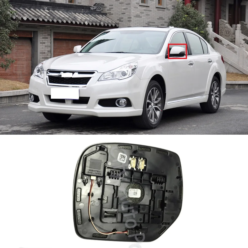 CAPQX подлинный для Subaru Legacy Outback с подогревом снаружи зеркало заднего вида Стекло боковое зеркало заднего вида объектив