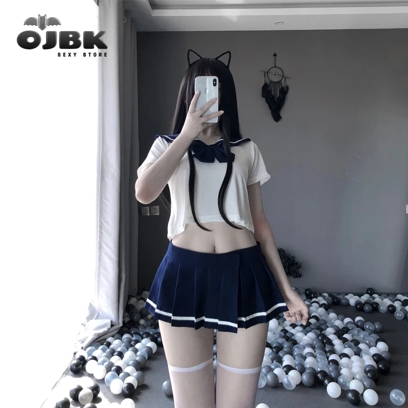 Пикантное нижнее белье OJBK милые школьные японские эротические костюмы для