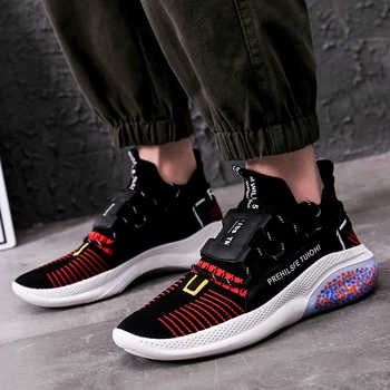 

Wholesale Men Casual Shoes Light Air Mesh Sneakers Men Breathable Sport Shoes Men Zapatos Male Classic Trainers Lace-Up