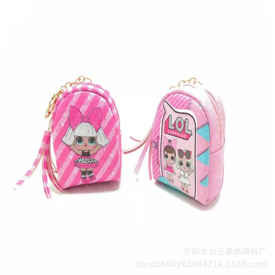 Genuine LOL. Surprise Doll Toy Figure Bag Children Coin Purse Small Wallet Keys Card Holder Earphone Bags LOL doll Gift | Игрушки и